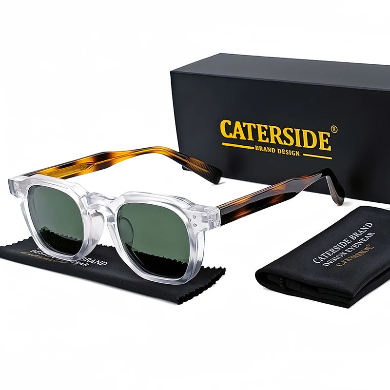 CATERSIDE Sunglasses – Small Square Frame, Men & Women, Travel, Party, Festival