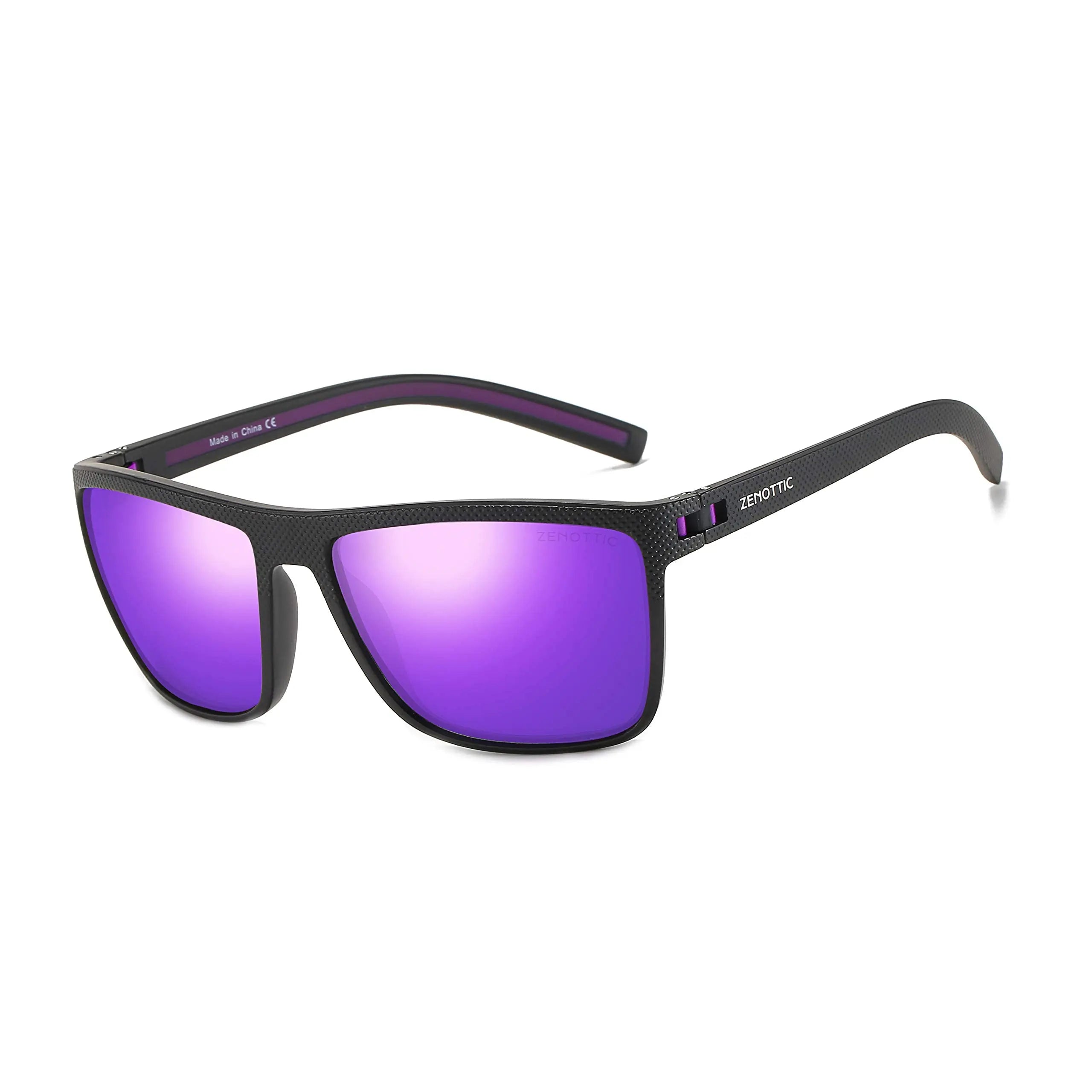 ZENOTTIC Polarized Sunglasses – TR90 Frame, UV400, Square, Unisex