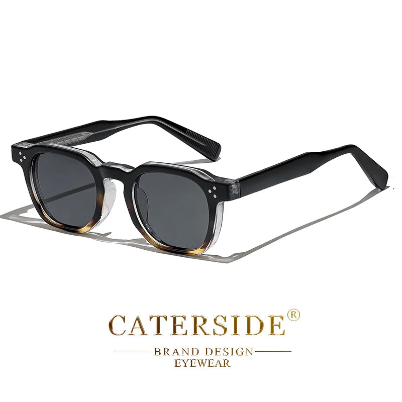 CATERSIDE Sunglasses – Small Square Frame, Men & Women, Travel, Party, Festival