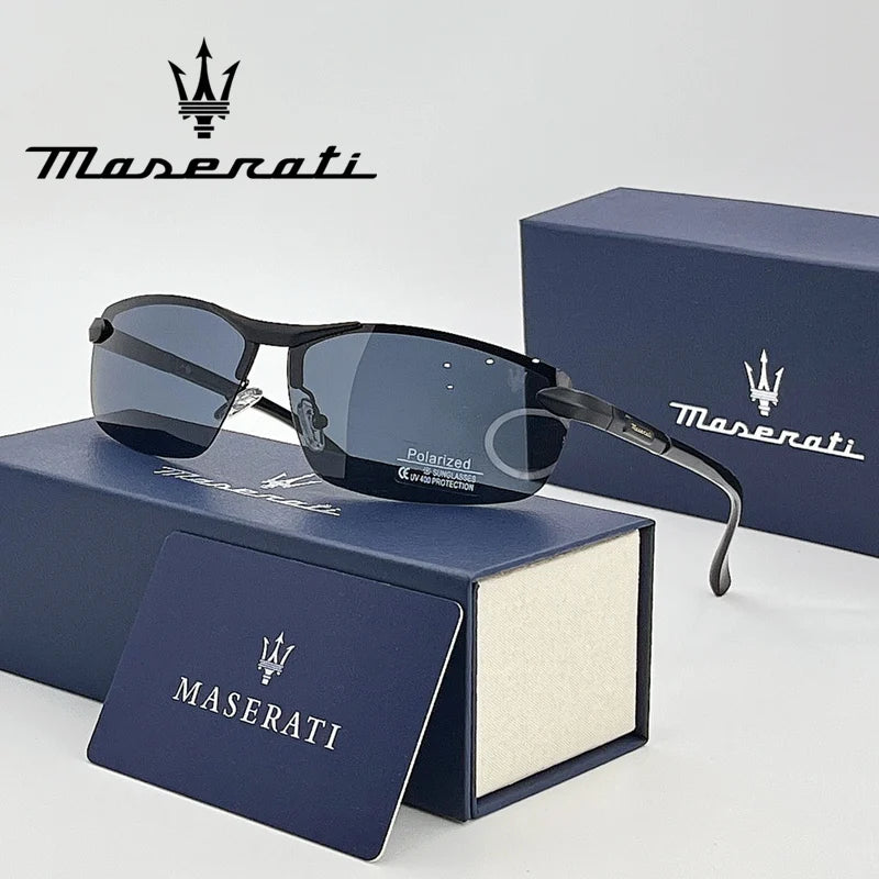 MASERATI Luxury Sunglasses – Polarized, UV400, Driving, Premium Unisex Design