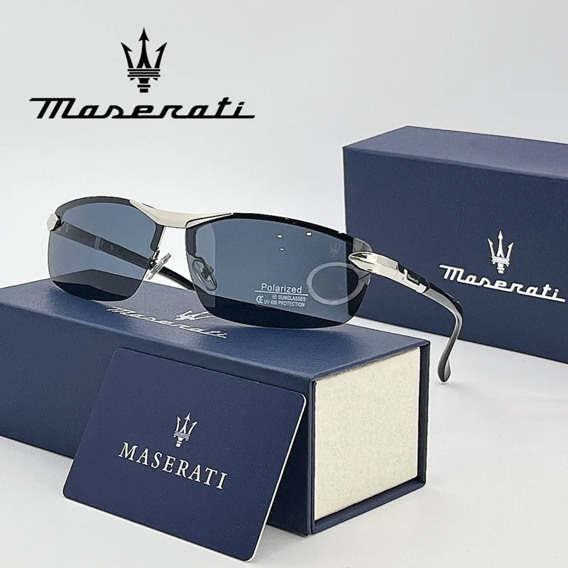 MASERATI Luxury Sunglasses – Polarized, UV400, Driving, Premium Unisex Design