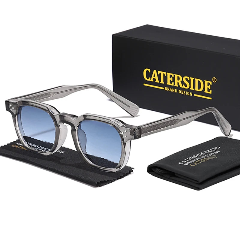 CATERSIDE Sunglasses – Small Square Frame, Men & Women, Travel, Party, Festival
