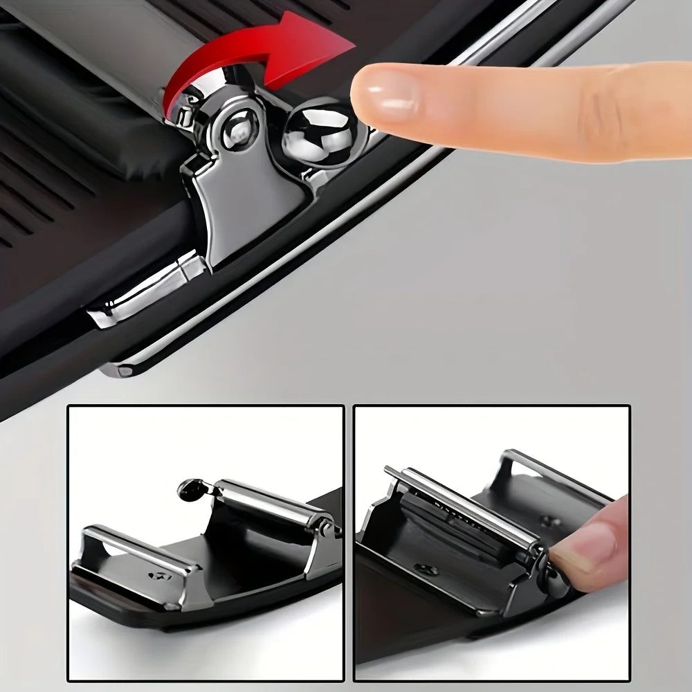 Men’s PU Leather Belt with Automatic Buckle – Casual & Business Style