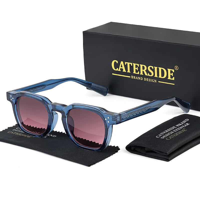 CATERSIDE Sunglasses – Small Square Frame, Men & Women, Travel, Party, Festival