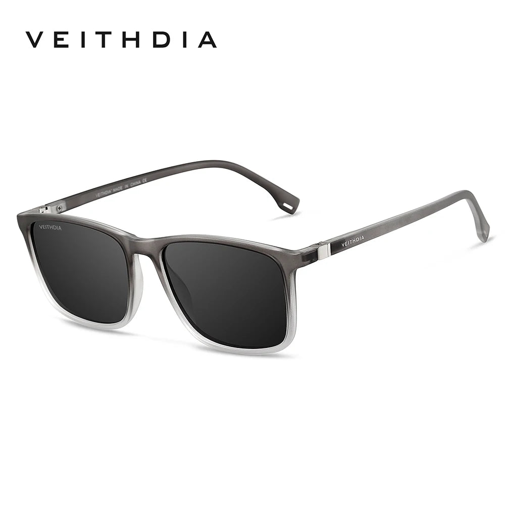 VEITHDIA Unisex Retro Sunglasses – Polarized, UV400, TR90, Vintage