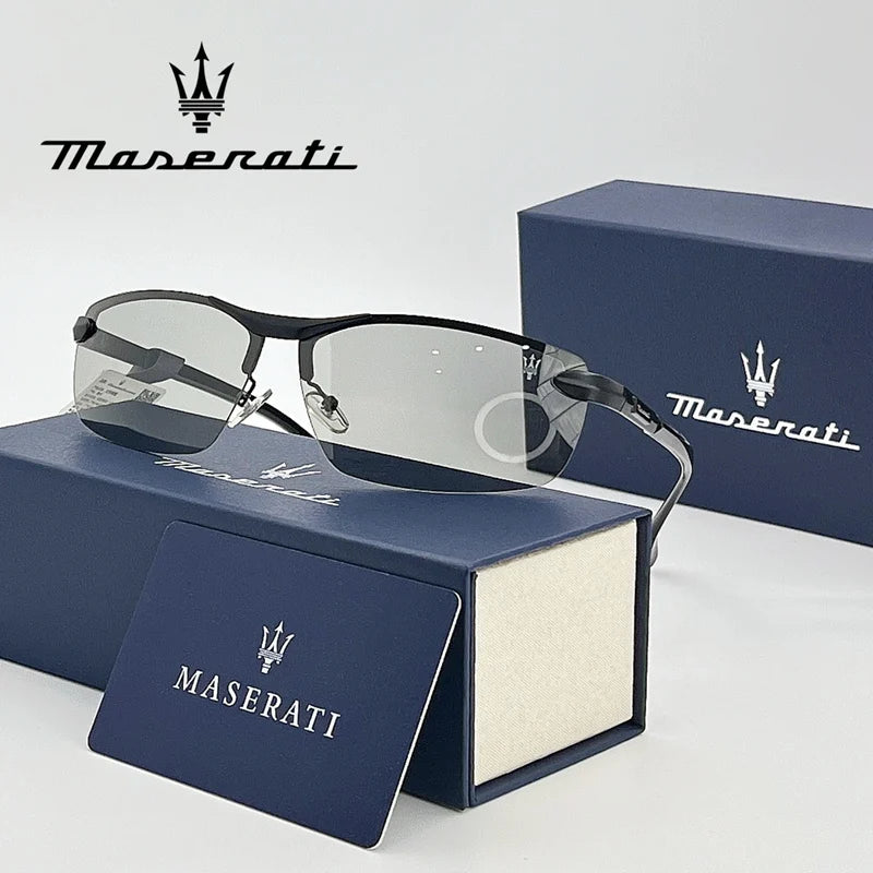 MASERATI Luxury Sunglasses – Polarized, UV400, Driving, Premium Unisex Design
