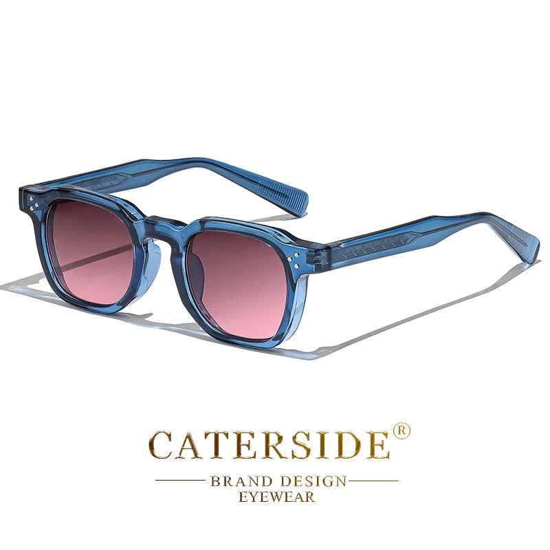 CATERSIDE Sunglasses – Small Square Frame, Men & Women, Travel, Party, Festival