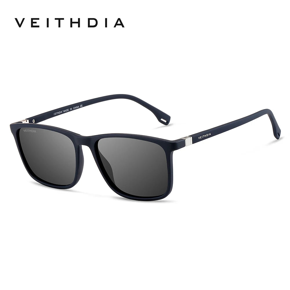 VEITHDIA Unisex Retro Sunglasses – Polarized, UV400, TR90, Vintage
