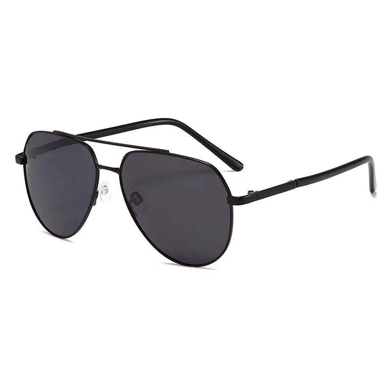 Unisex Aviator Polarized Sunglasses – Retro, Night Vision, Driving, Fishing