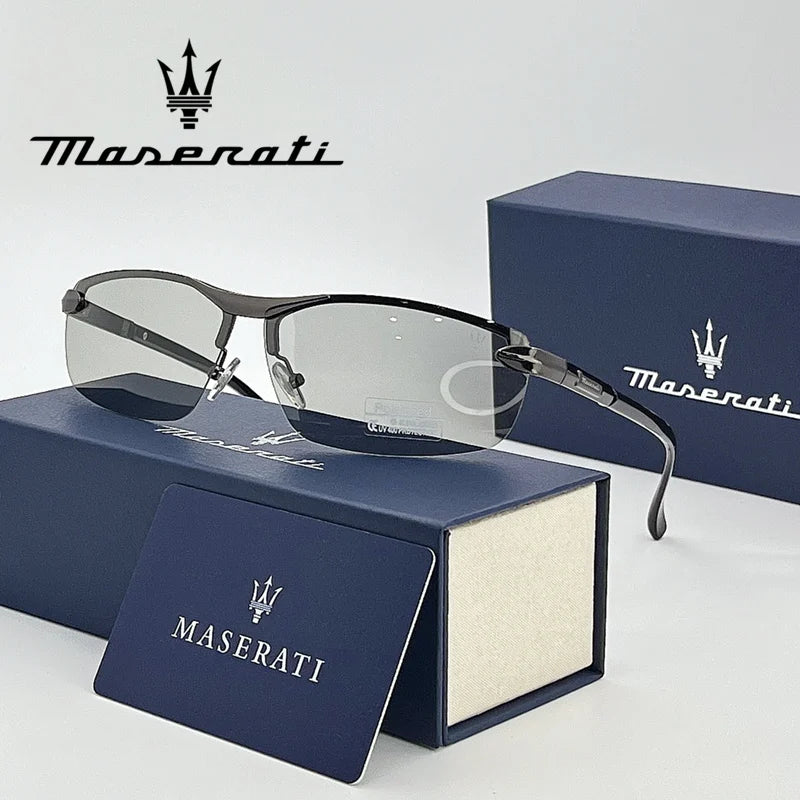 MASERATI Luxury Sunglasses – Polarized, UV400, Driving, Premium Unisex Design