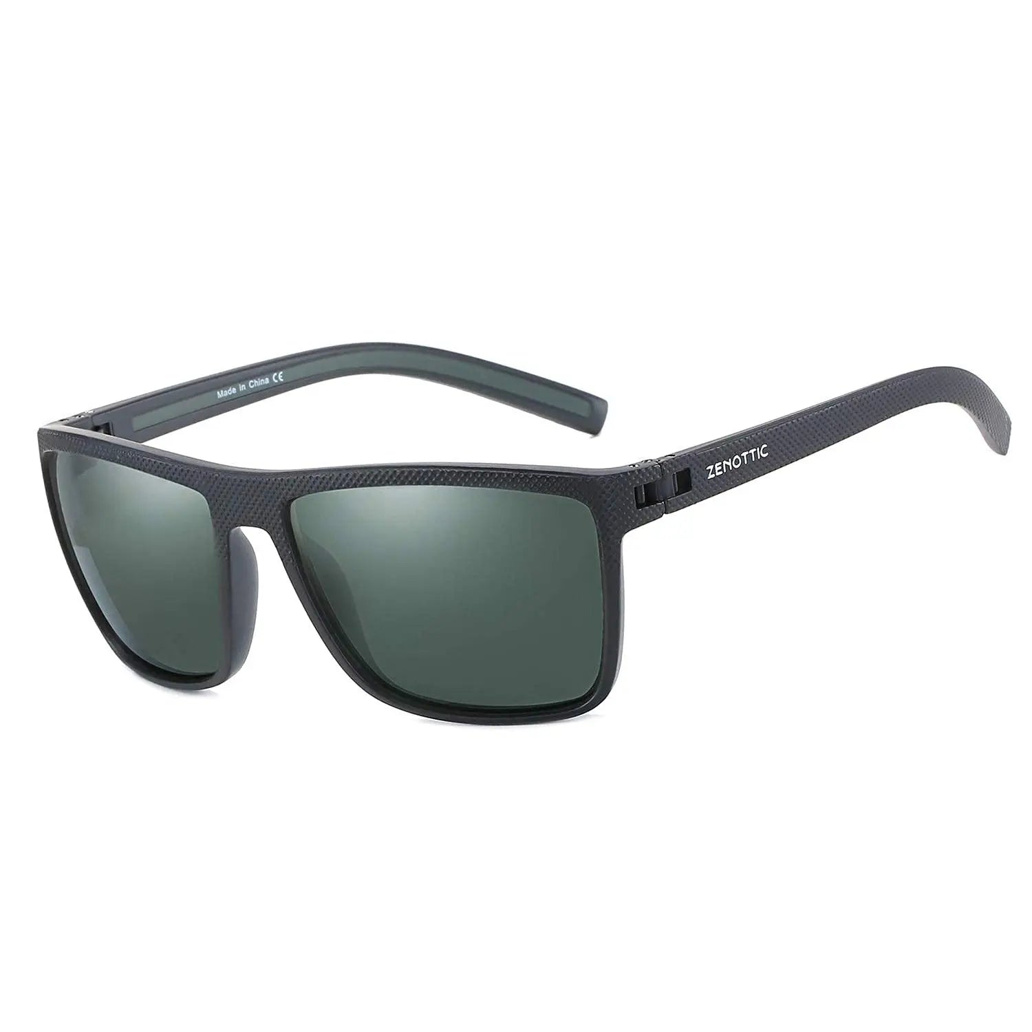 ZENOTTIC Polarized Sunglasses – TR90 Frame, UV400, Square, Unisex