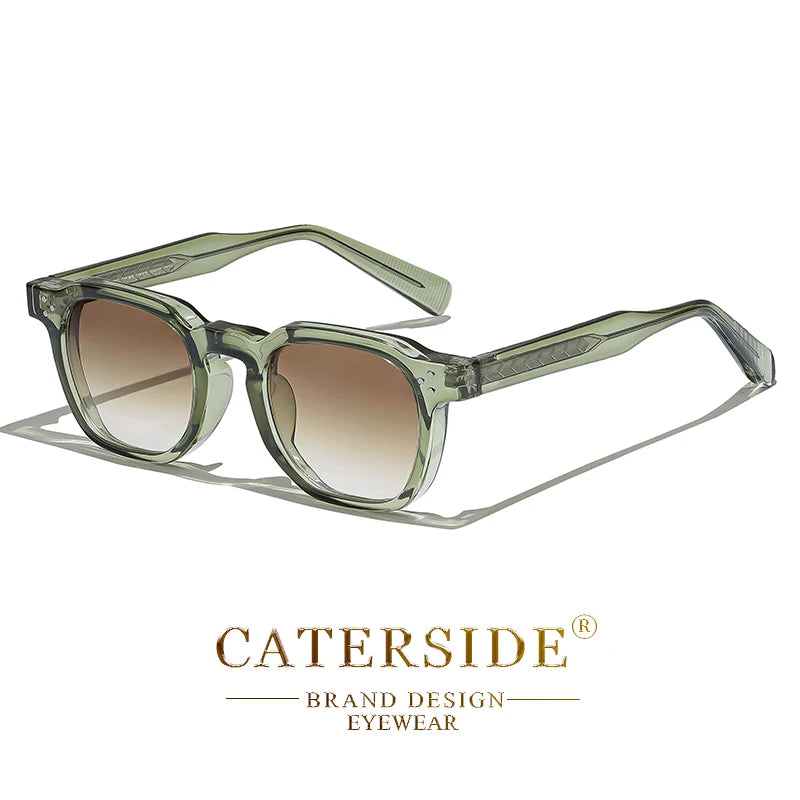 CATERSIDE Sunglasses – Small Square Frame, Men & Women, Travel, Party, Festival