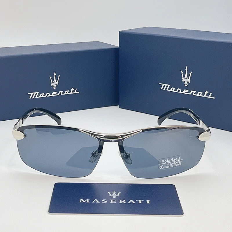 MASERATI Luxury Sunglasses – Polarized, UV400, Driving, Premium Unisex Design