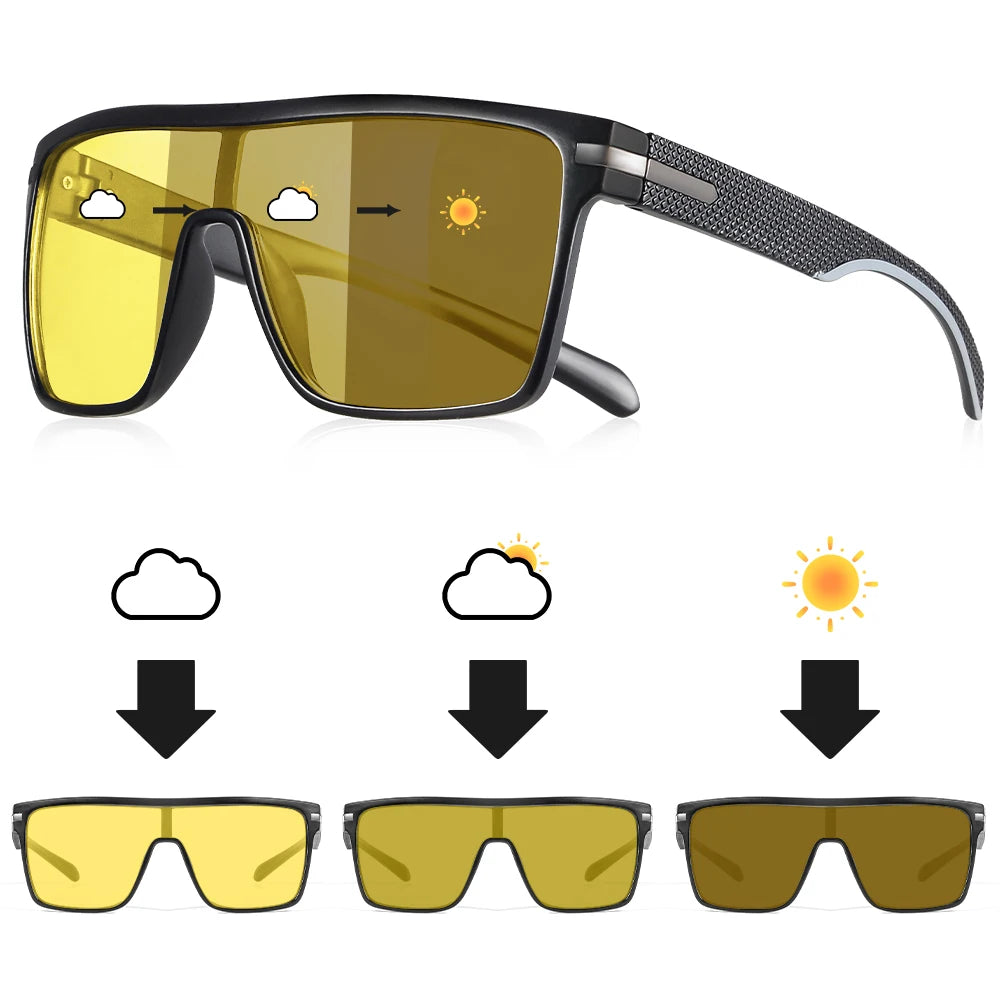 CRIXALIS Polarized Sunglasses – Men & Women, Oversized Square, UV400, Anti-Glare